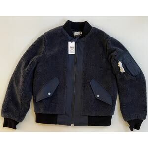 Coach Navy and Black Men's Jacket